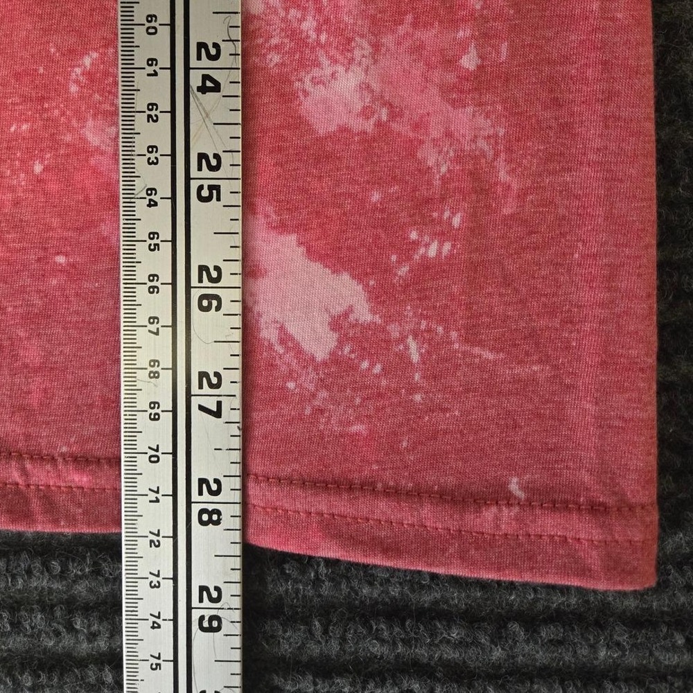Christmas Cocoa Snowman Gingerbread‎ Gildan Softstyle Bleached Graphic T-Shirt L - Picture 9 of 9